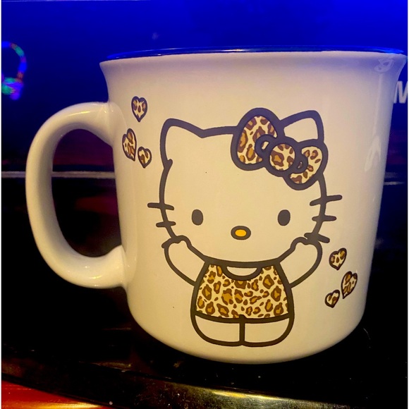 Hello Kitty | Dining | Hello Kitty Cheetah Print Mug | Poshmark